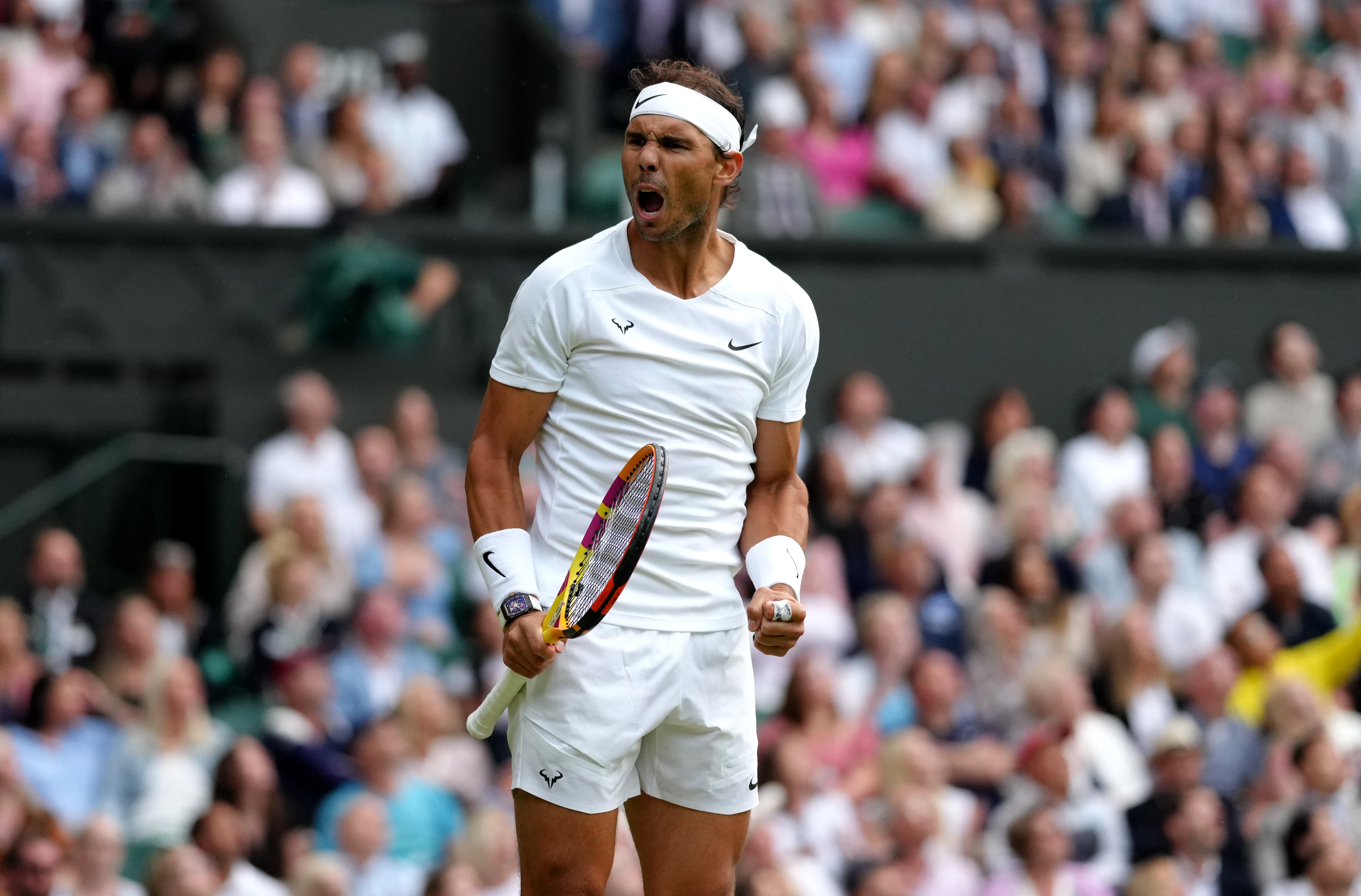 Rafa Nadal en Wimbledon