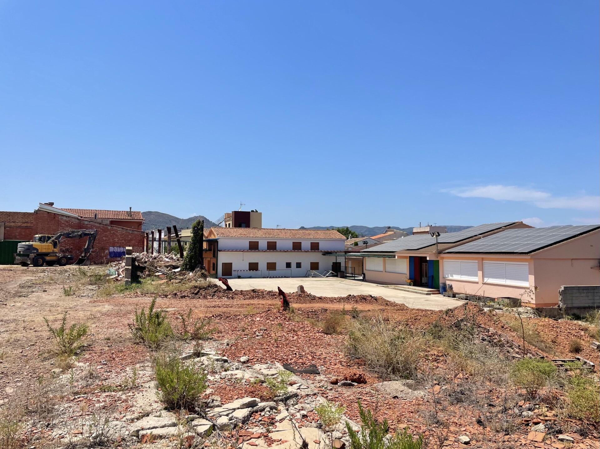 Empiezan las obras de ampliación de la Escuela de Potries