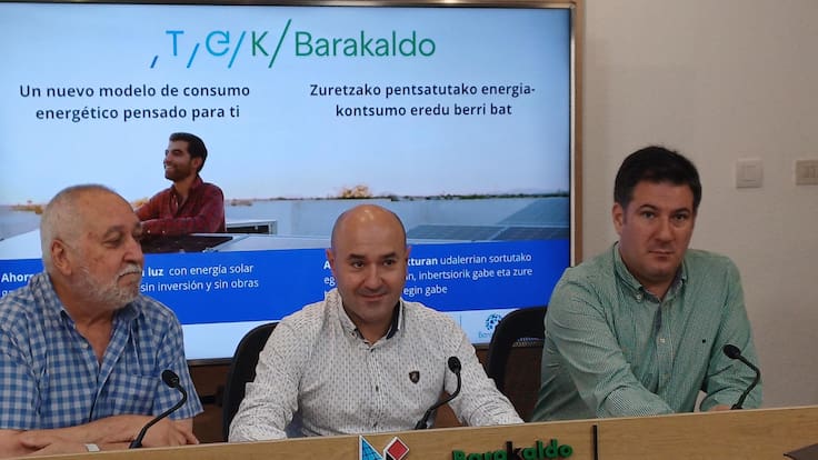 Gonzalo Centeno, presidente de TEK en Barakaldo, explica cómo se ahorra mediante la comunidad