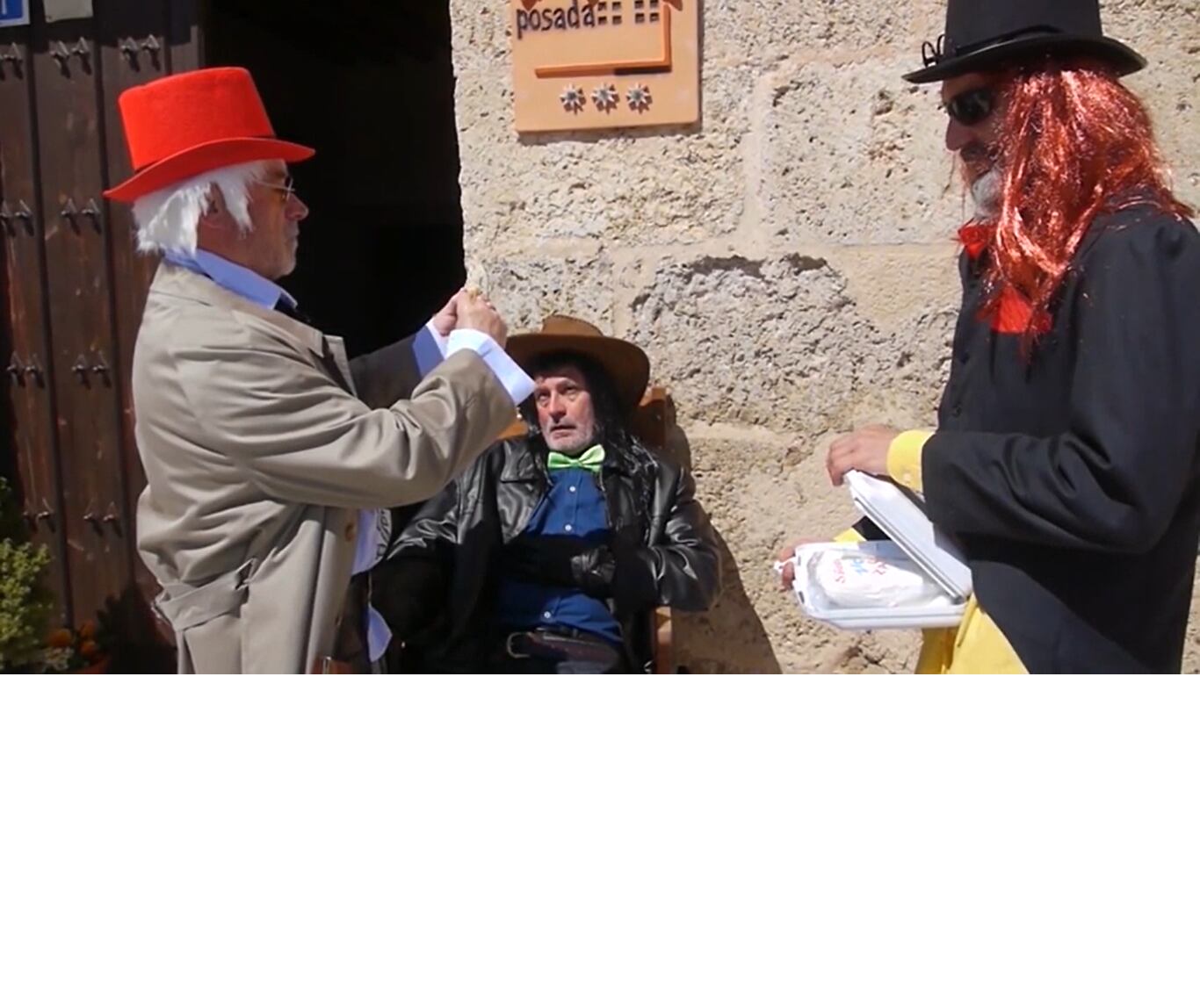 Fotograma de &#039;El duelo&#039;, una historia realizada por vecinos de Guzmán sobre el Covid y la falta de médicos