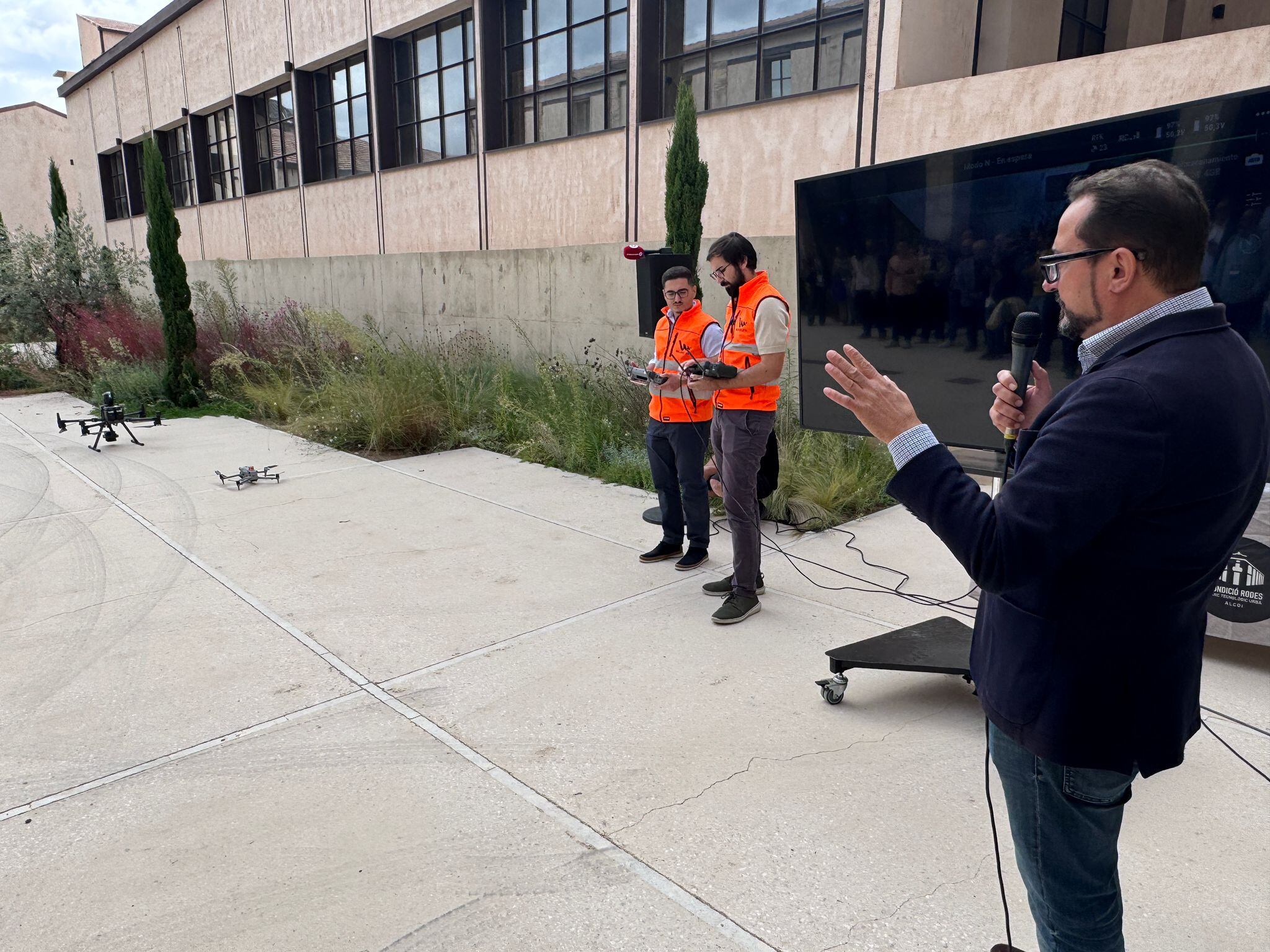 Exhibición de drones