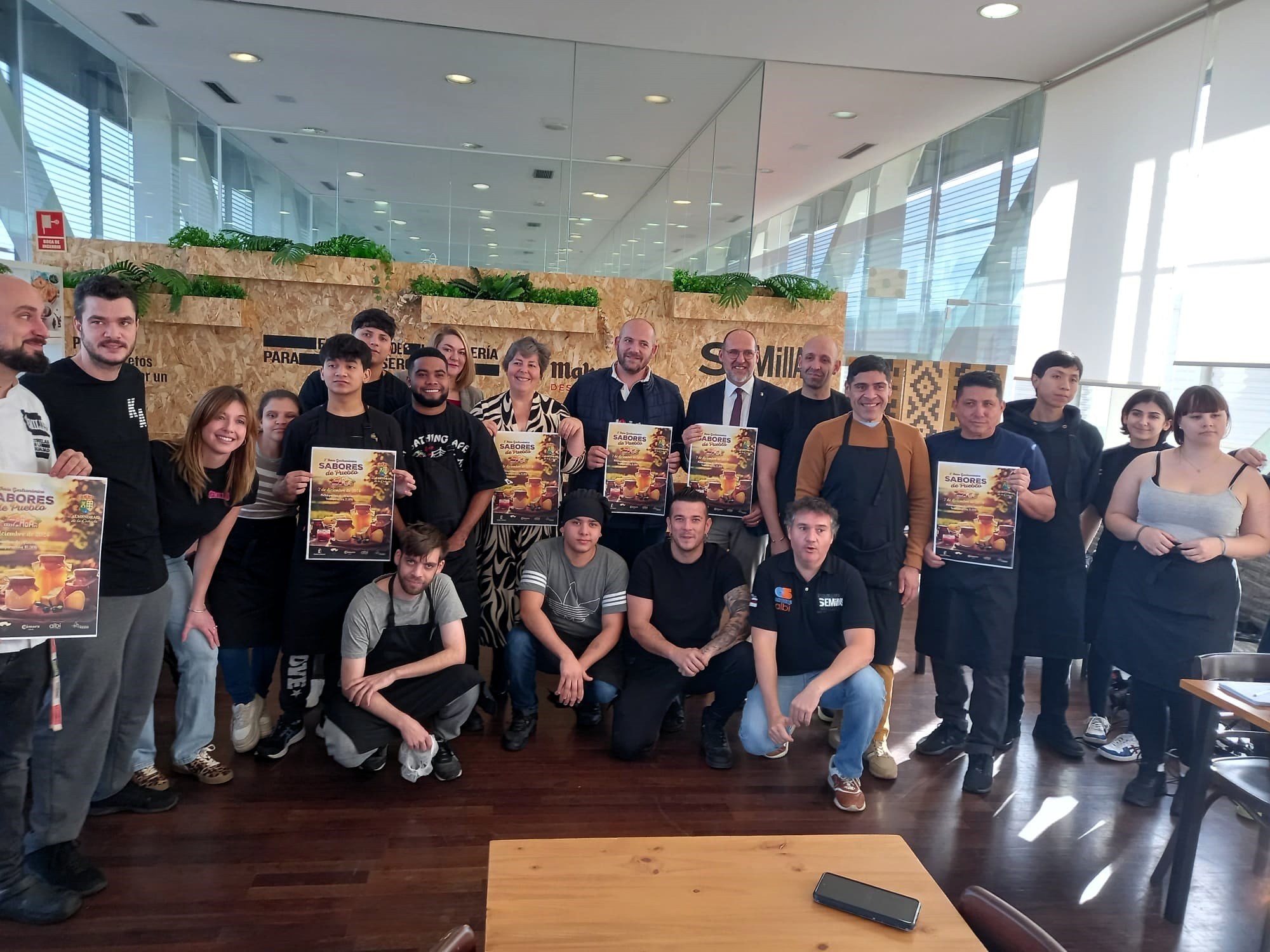 Presentación de la segunda edición de la Feria &quot;Sabores de pueblo&quot; en el restaurante escuela Semillas de Carlos Maldonado