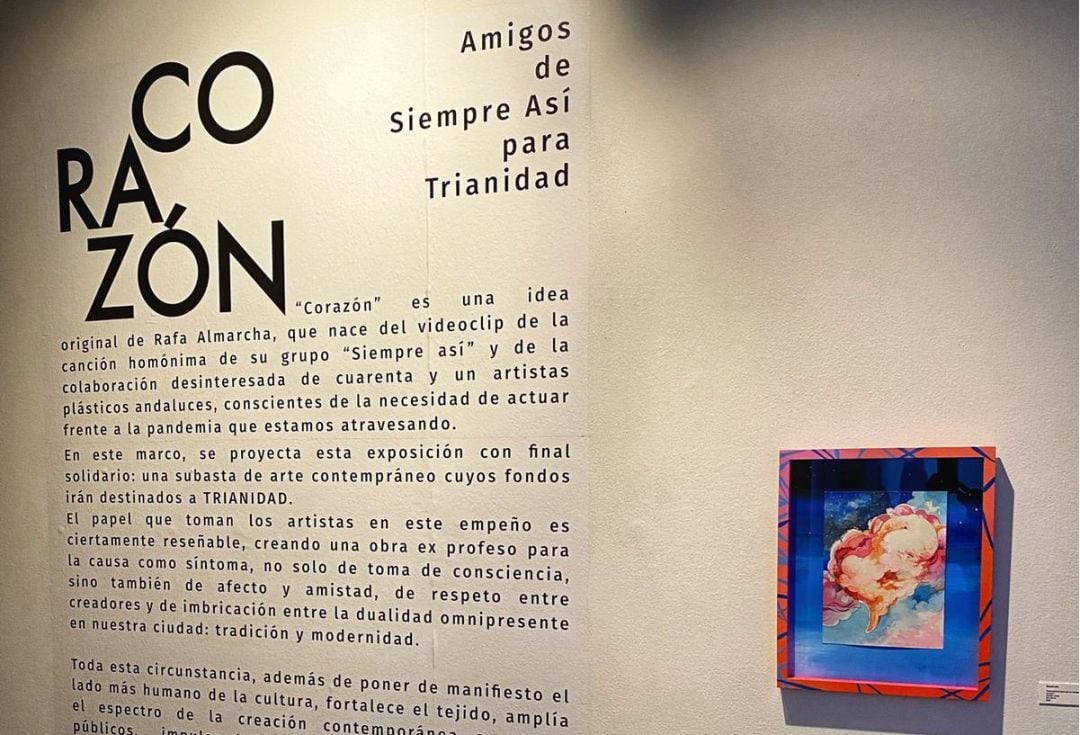 Entrada a la exposición &#039;Corazón, Amigos de Siempre Así para Trianidad&#039;