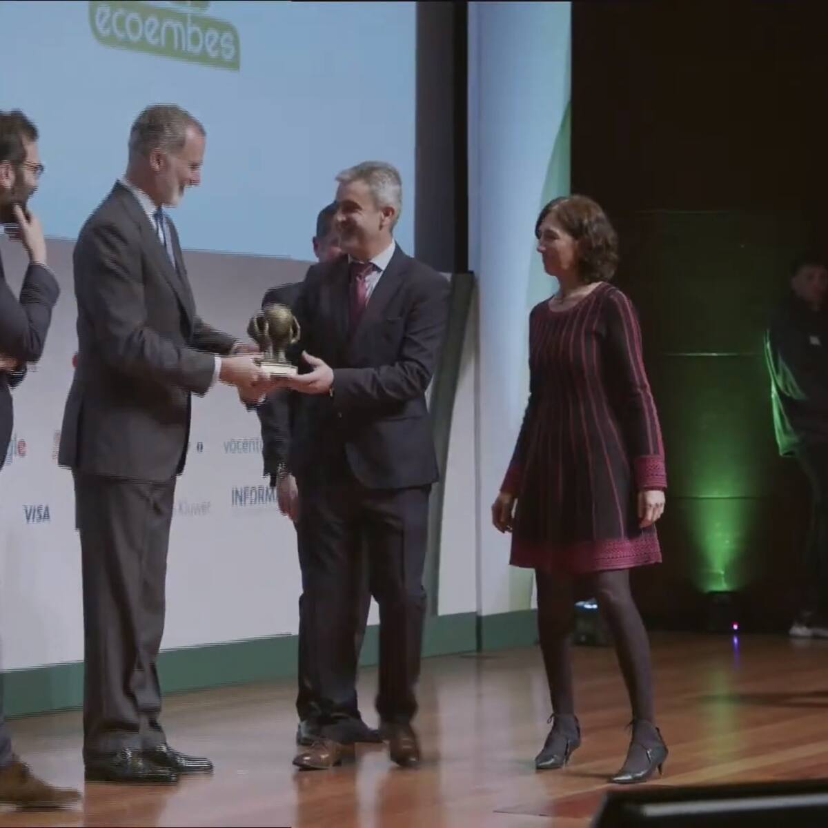 El Rey entrega a una empresa jiennense uno de los premios CEPYME