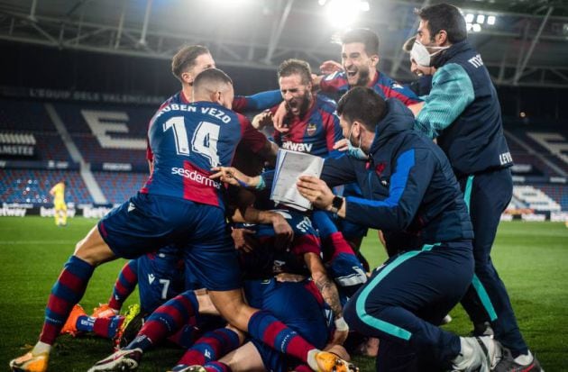 El Levante eliminó al Villarreal en el último minuto de la prórroga