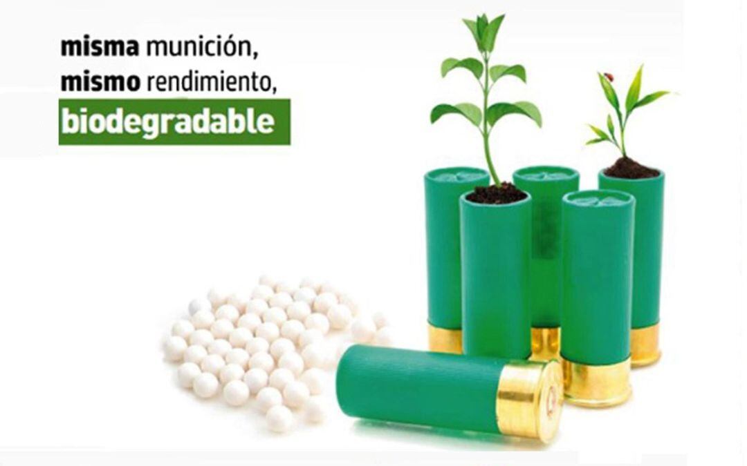 Imagen publicitaria de los cartuchos biodegradables de Bioammo