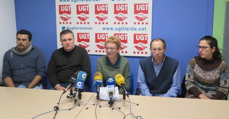 La secretària general del sindicat a Lleida ha realitzat aquest divendres la tradicional trobada de Nadal amb els mitjans de comunicació