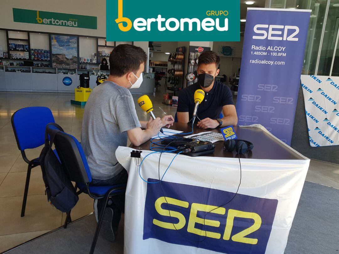 Pablo Carbonell en Electrodomésticos Bertomeu 