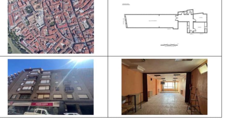 Imagen del local que se subasta
