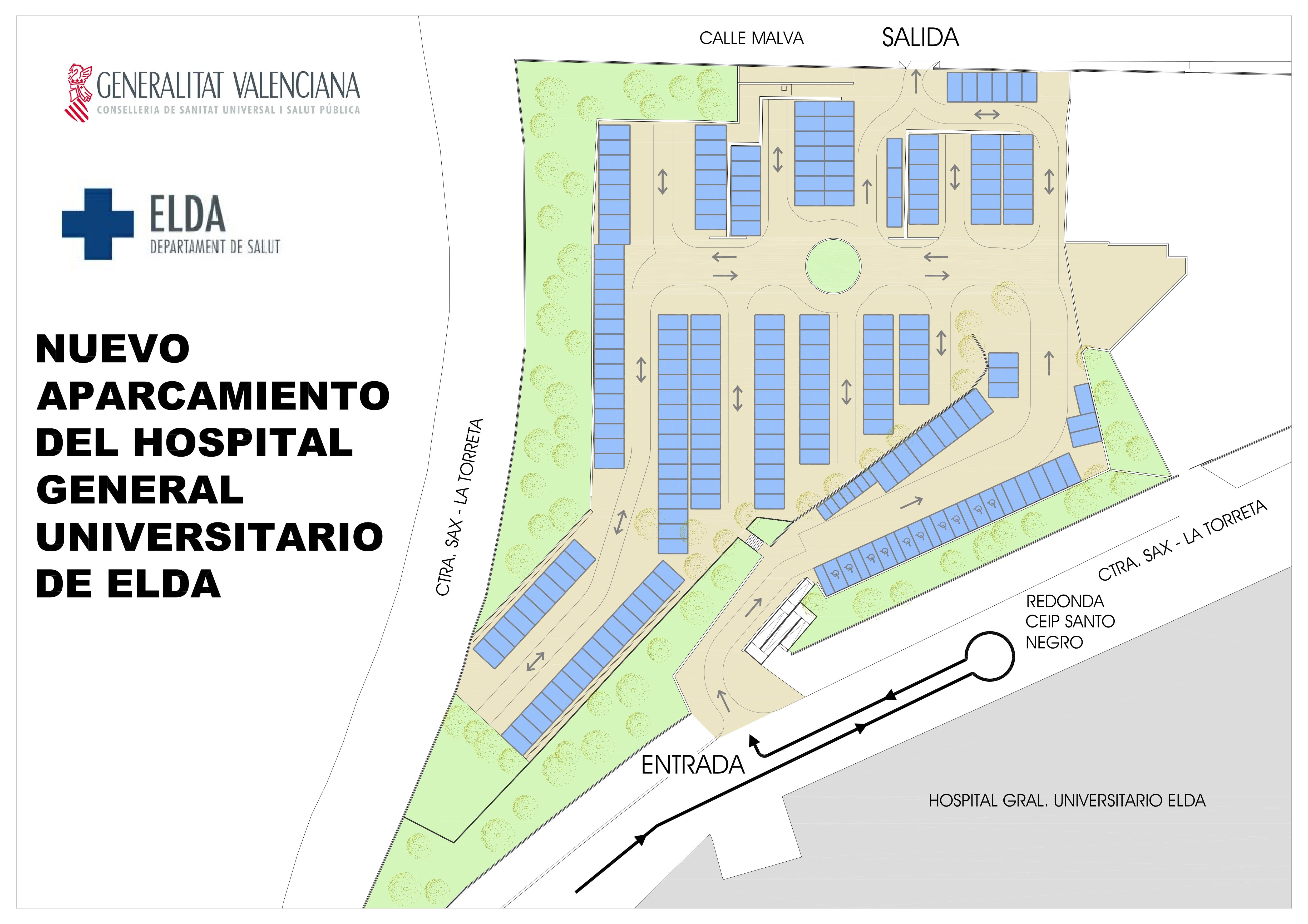 Plano nuevo aparcamiento Elda