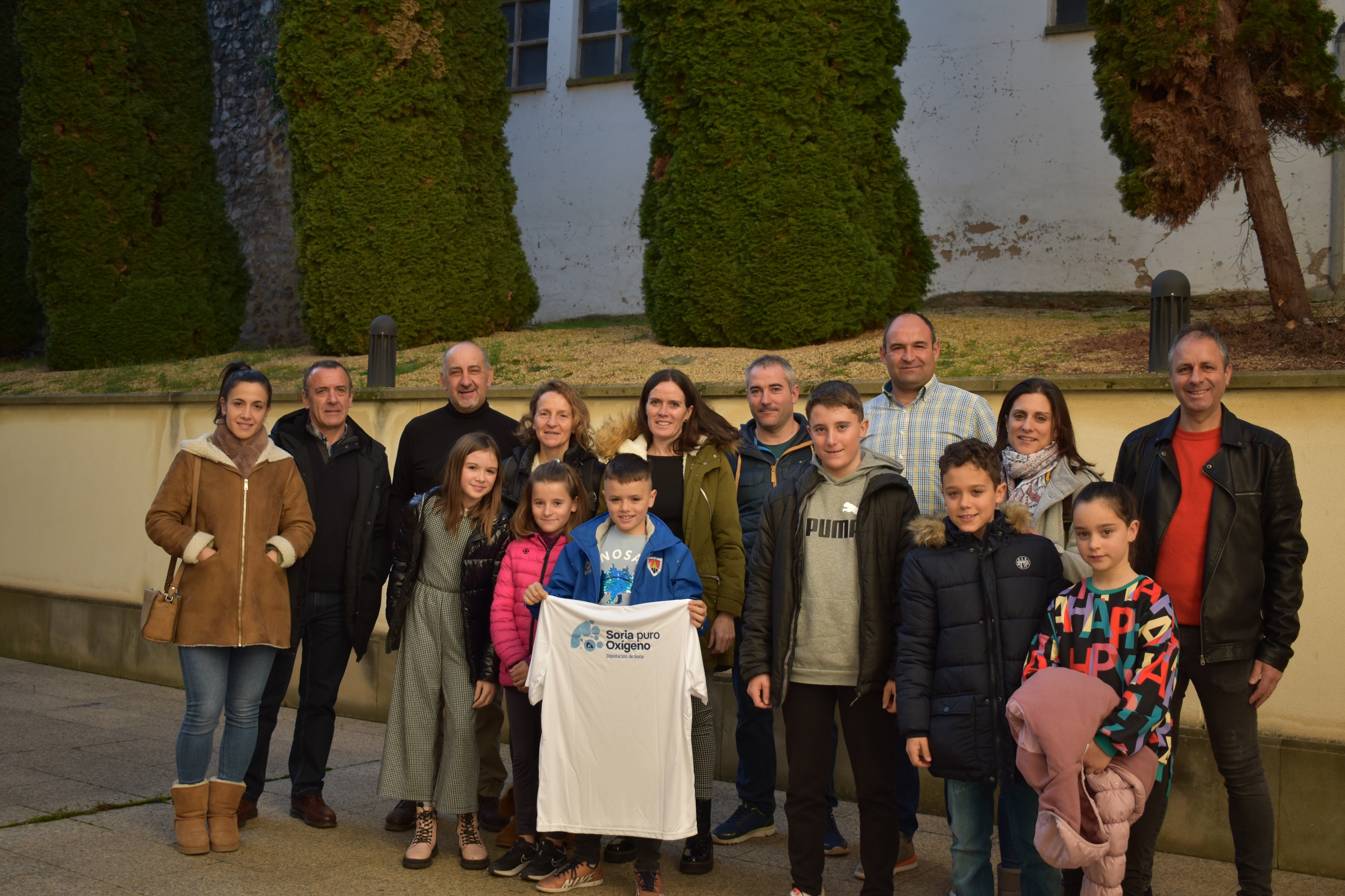 Actores del promocional de este circuito de Trail running en Quintana Redonda.