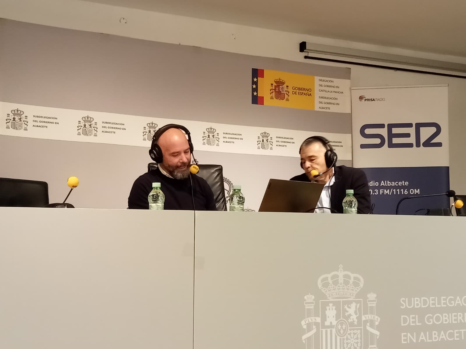 El subdelegado del Gobierno en Albacete, Miguel Juan Espinosa, ha sido el anfitrión desde este especial Hoy por Hoy Albacete