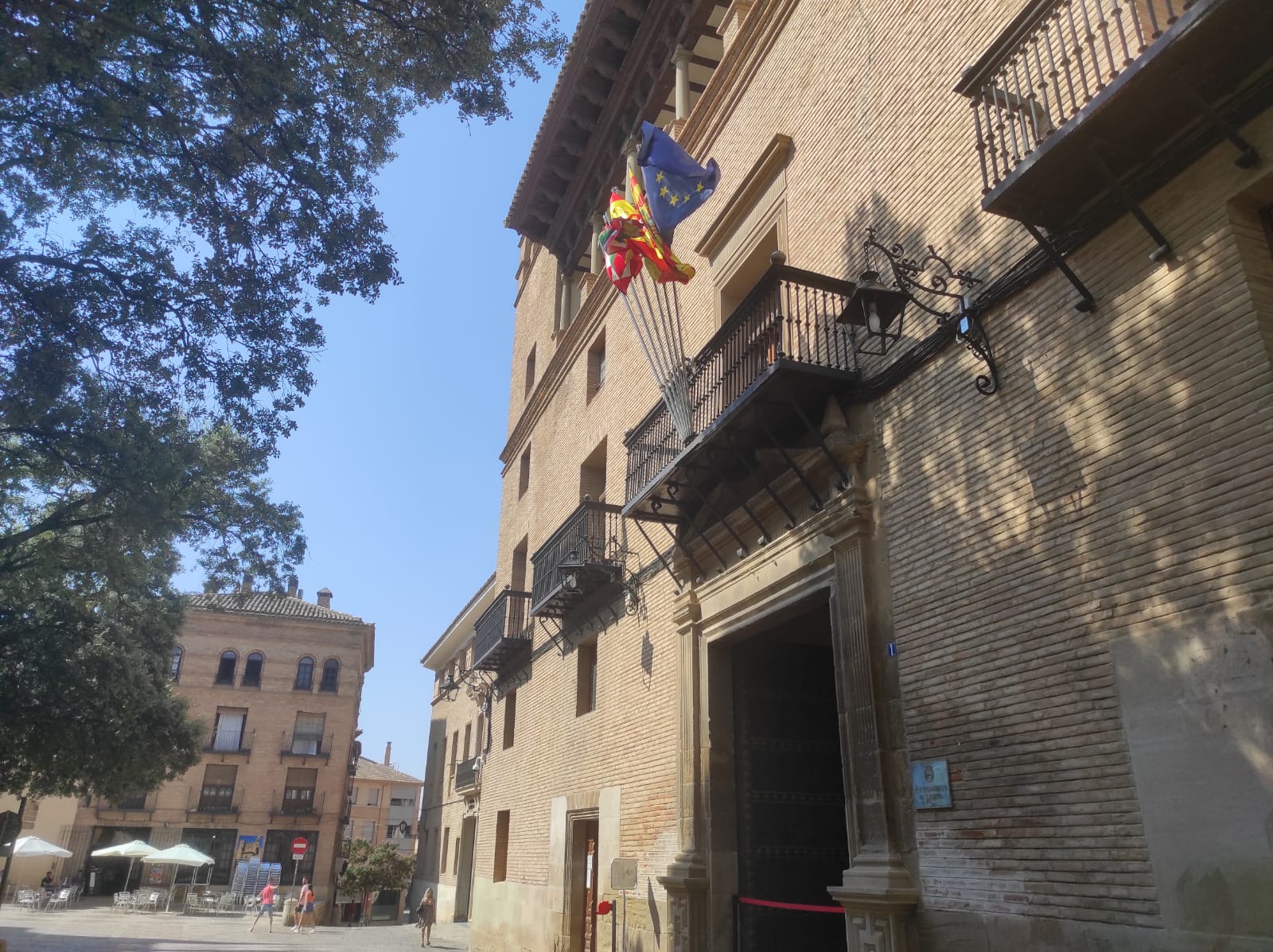 Fachada del Ayuntamiento de Huesca