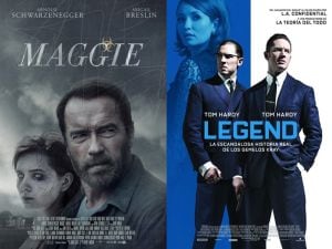 Arnold Schwarzenegger y Tom Hardy, también estrenan película