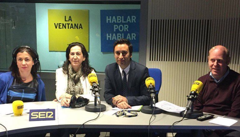 Marta González Novo, María José Ruano (asesora jurídica de Plena Inclusión Madrid), Javier Luengo (director) y Pablo Muñagorri.