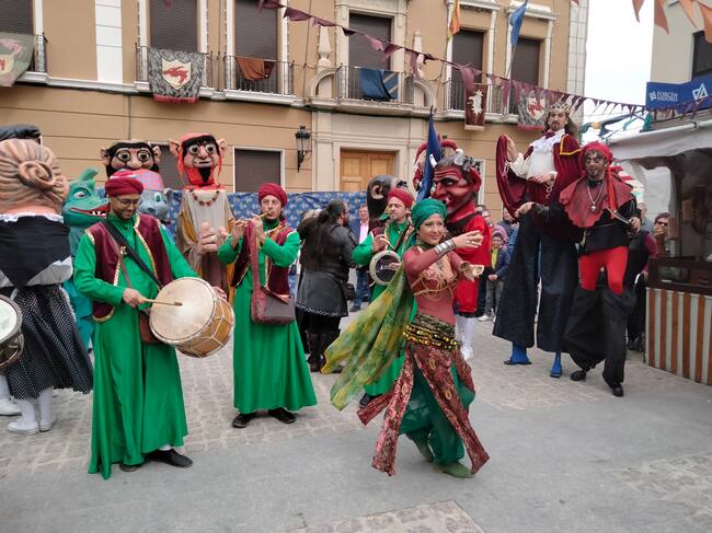 Inauguración de la Feria Medieval de Elda con varia actuaciones