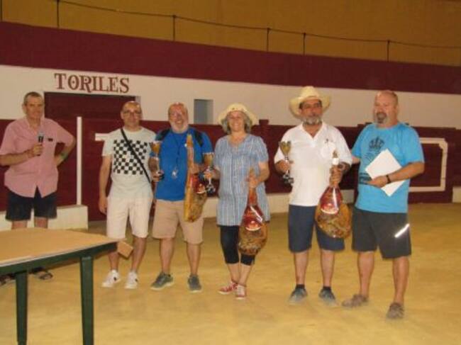 Entrega de premios a una de las categorias de la competición