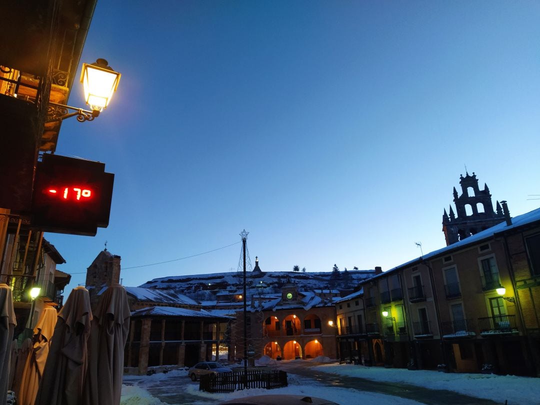 Ayllón registraba los 17 grados bajo cero 