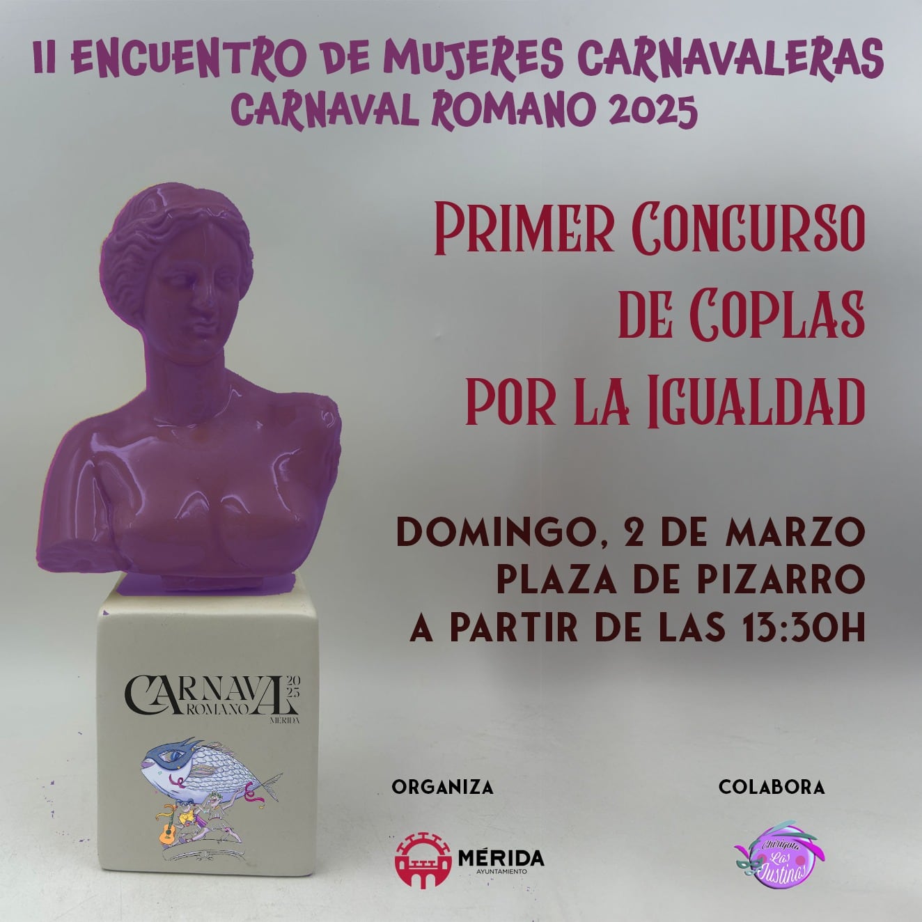 Cartel II Encuentro Mujeres Carnavaleras 2025