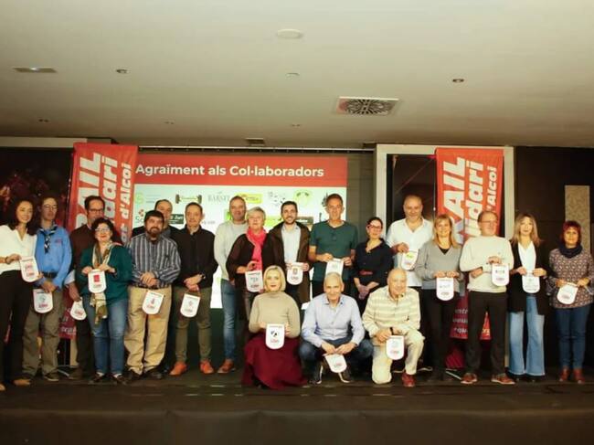 Algunos colaboradores del Trail Solidari Alcoi