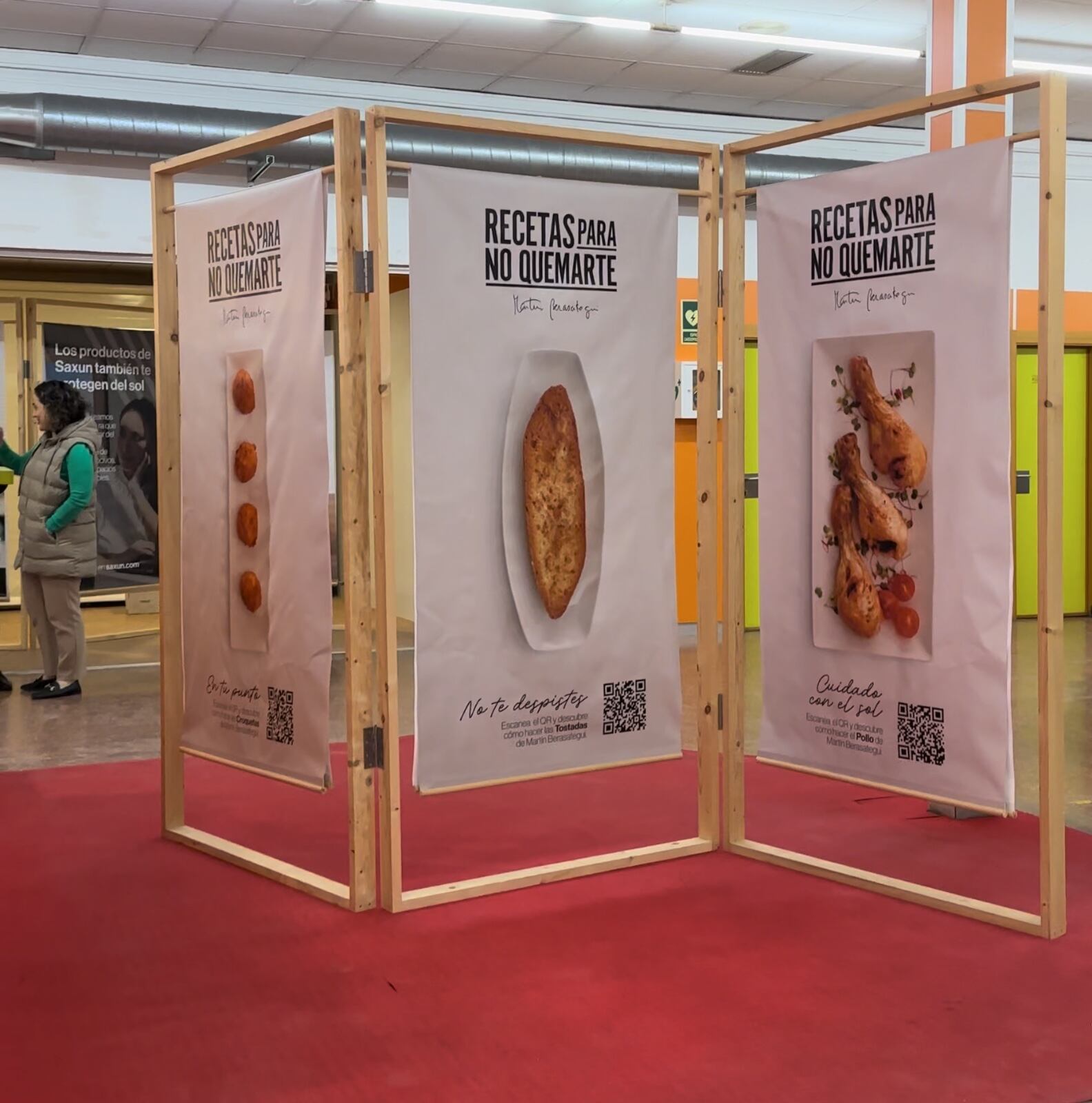 Exposición de Saxun en el Mercado de Sax