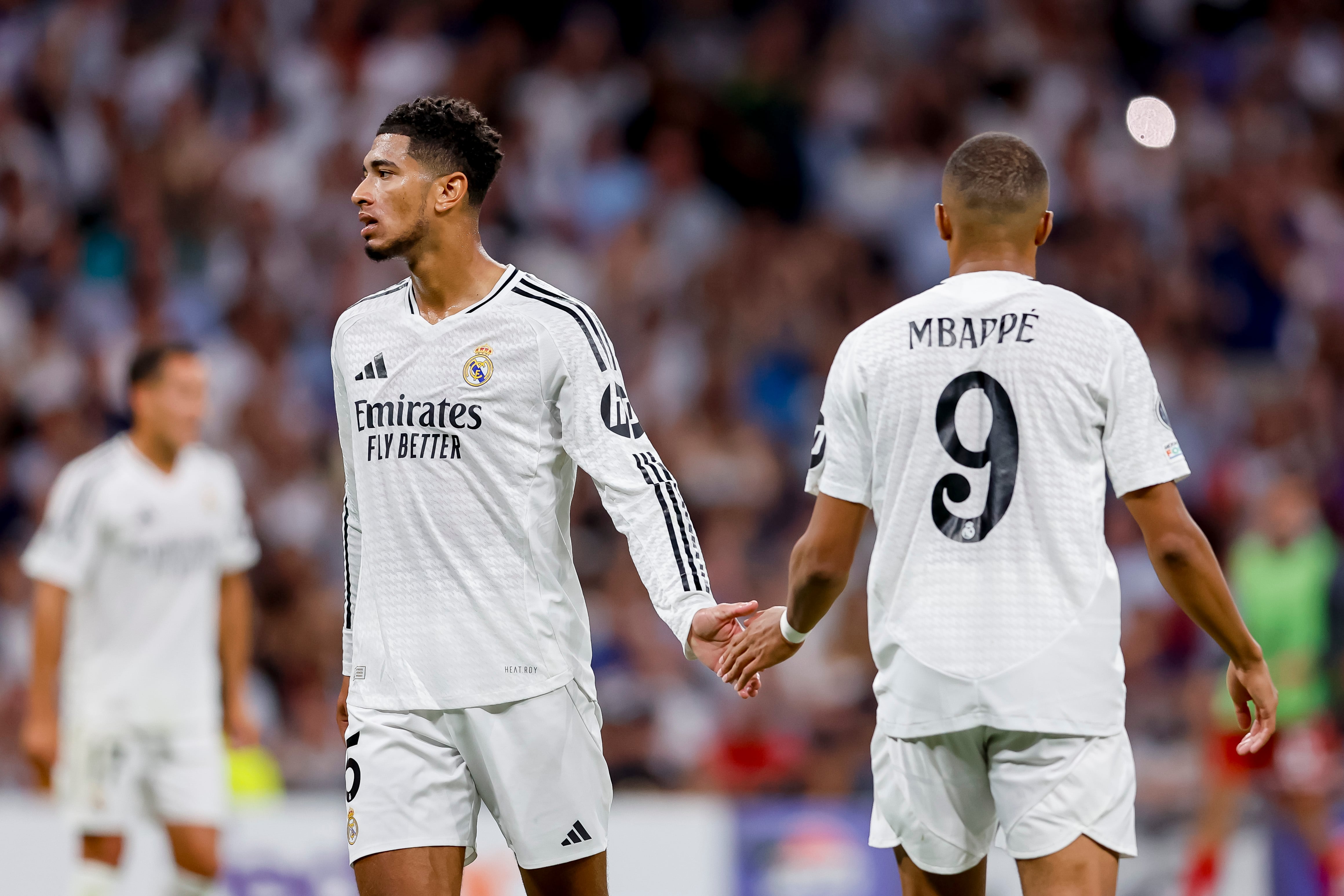 Jude Bellingham y Kylian Mbappé.