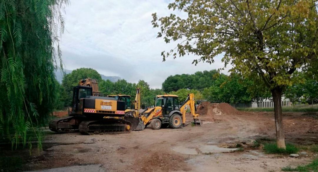 El solar donde se situará el nuevo colegio El Bracal de Muro, en imagen de archivo.