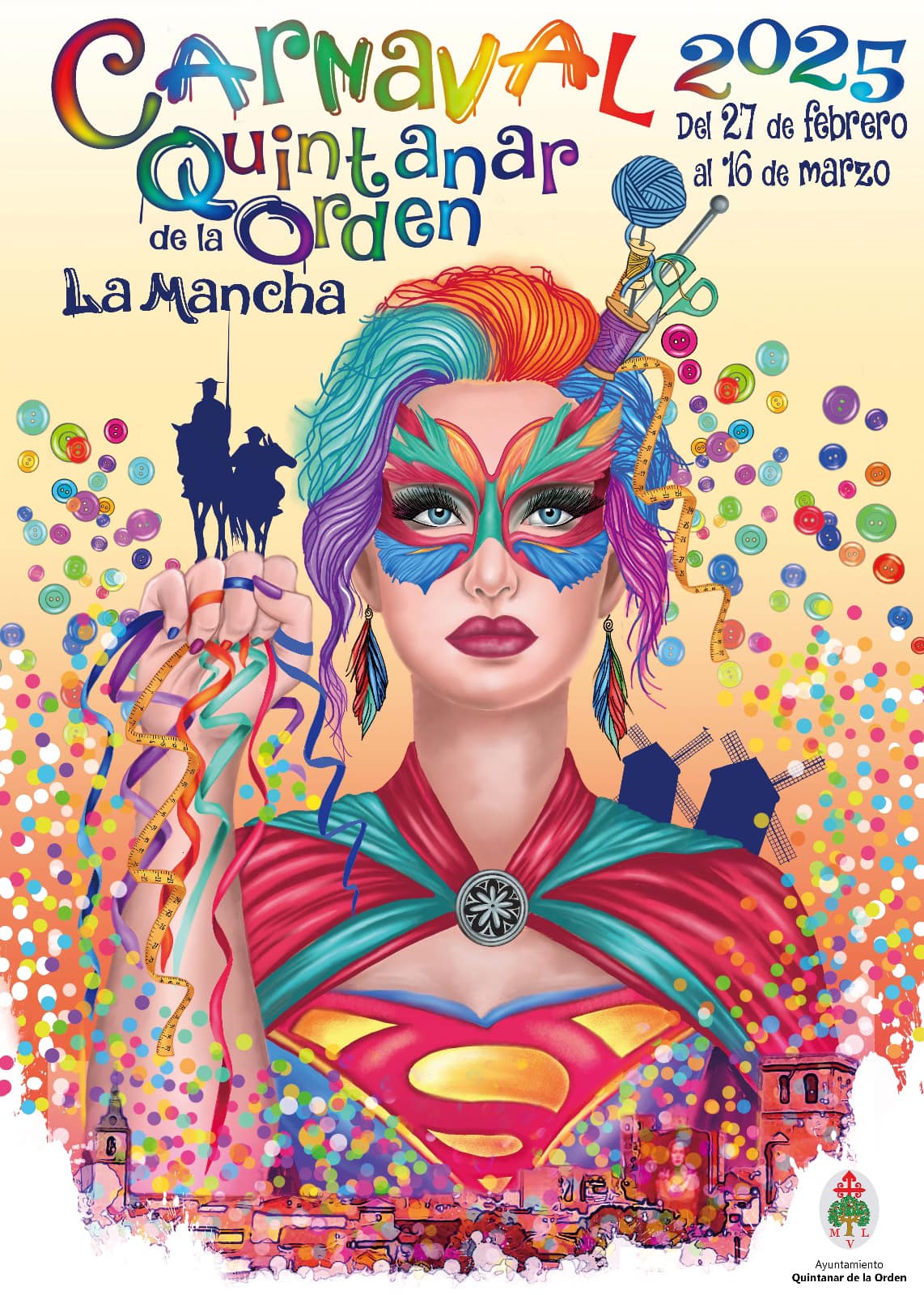 Cartel del carnaval de Quintanar de la Orden 2025