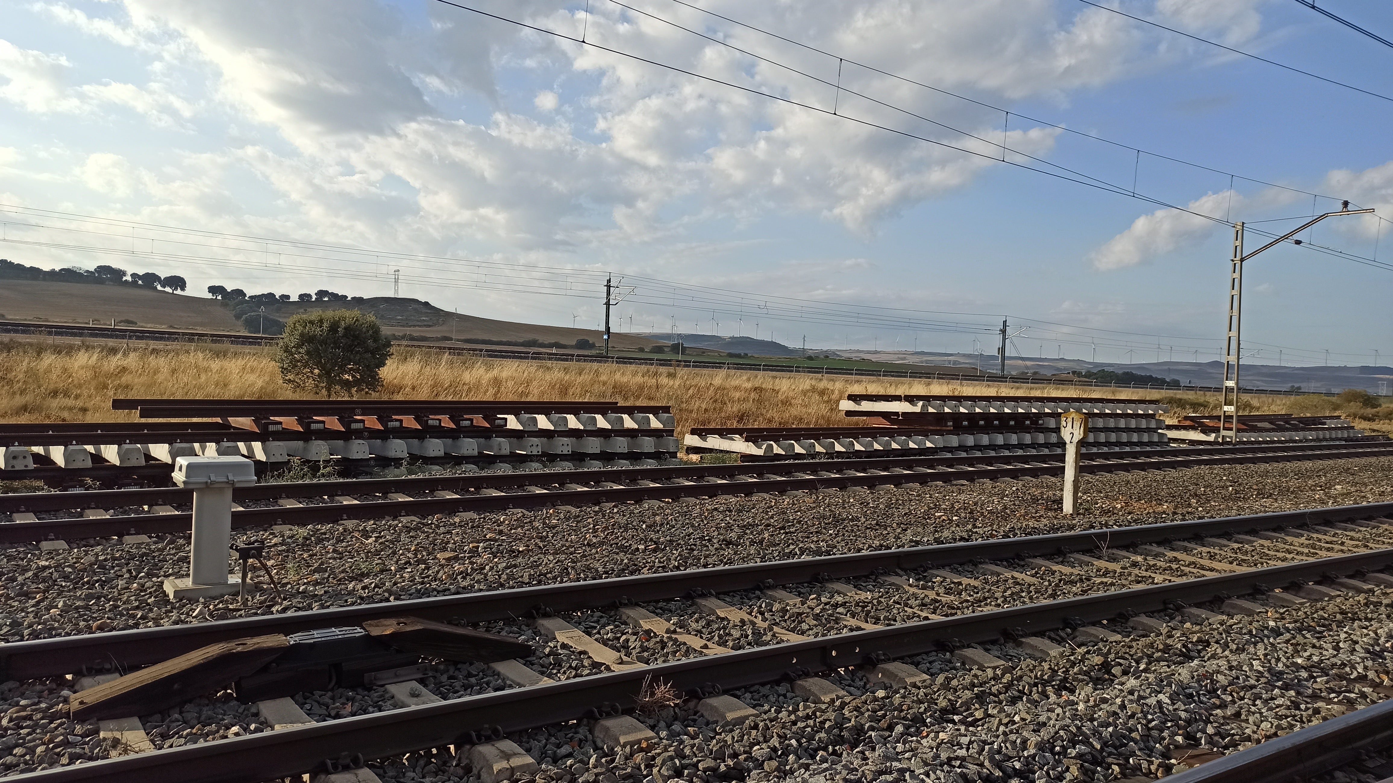 Obras en infraestructuras ferroviarias en Quintana del Puente