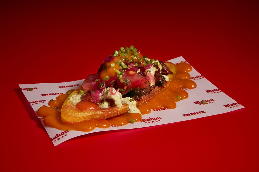 Una de la tapas participantes en la ruta, 'La cumbiana' de El Tinto