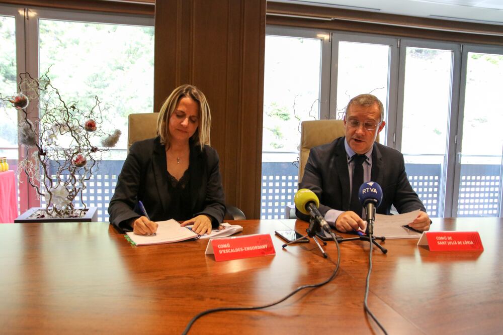 Els cònsols d'Escaldes i Sant Julià, Rosa gili i Josep Majoral