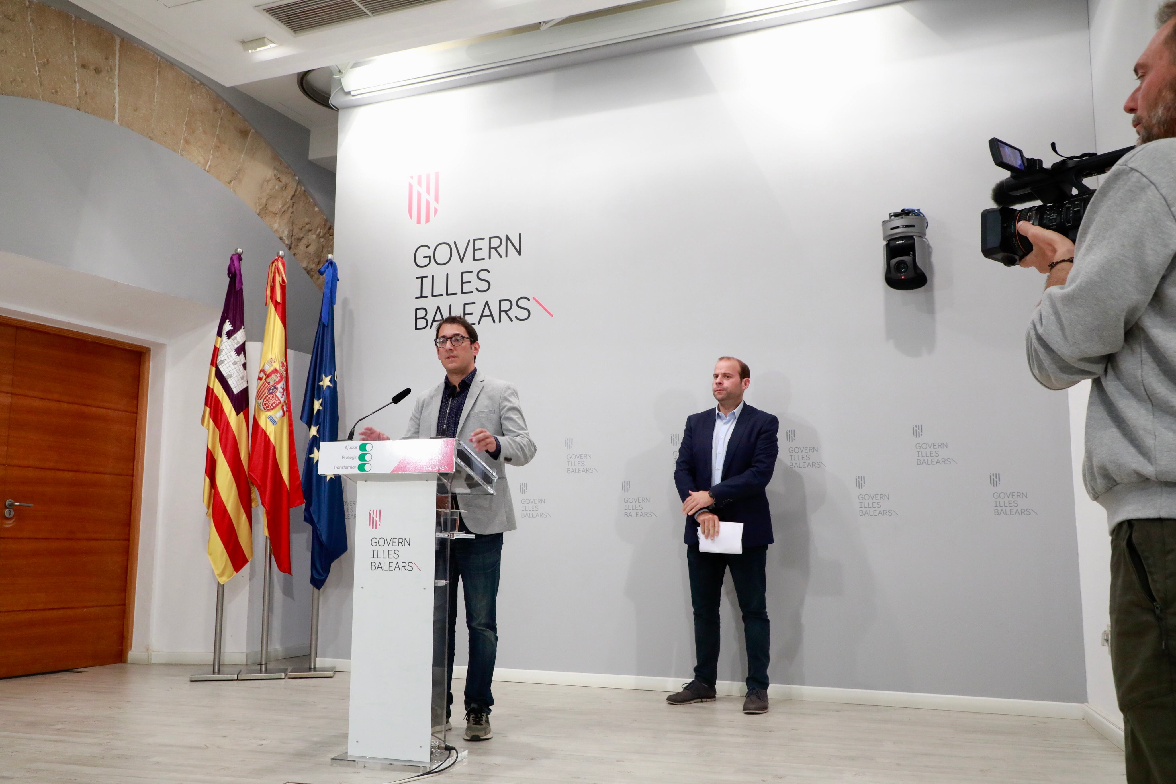 Un momento tras el Consell de Govern