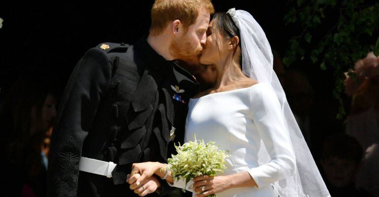 Imagen de la boda entre Meghan Markle y el Principe Harry 