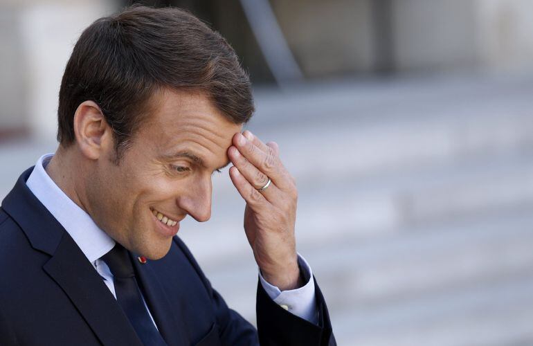 El presidente francés, Emmanuel Macron