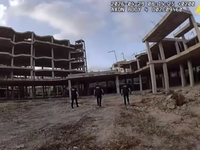 Imagen del edificio en obras