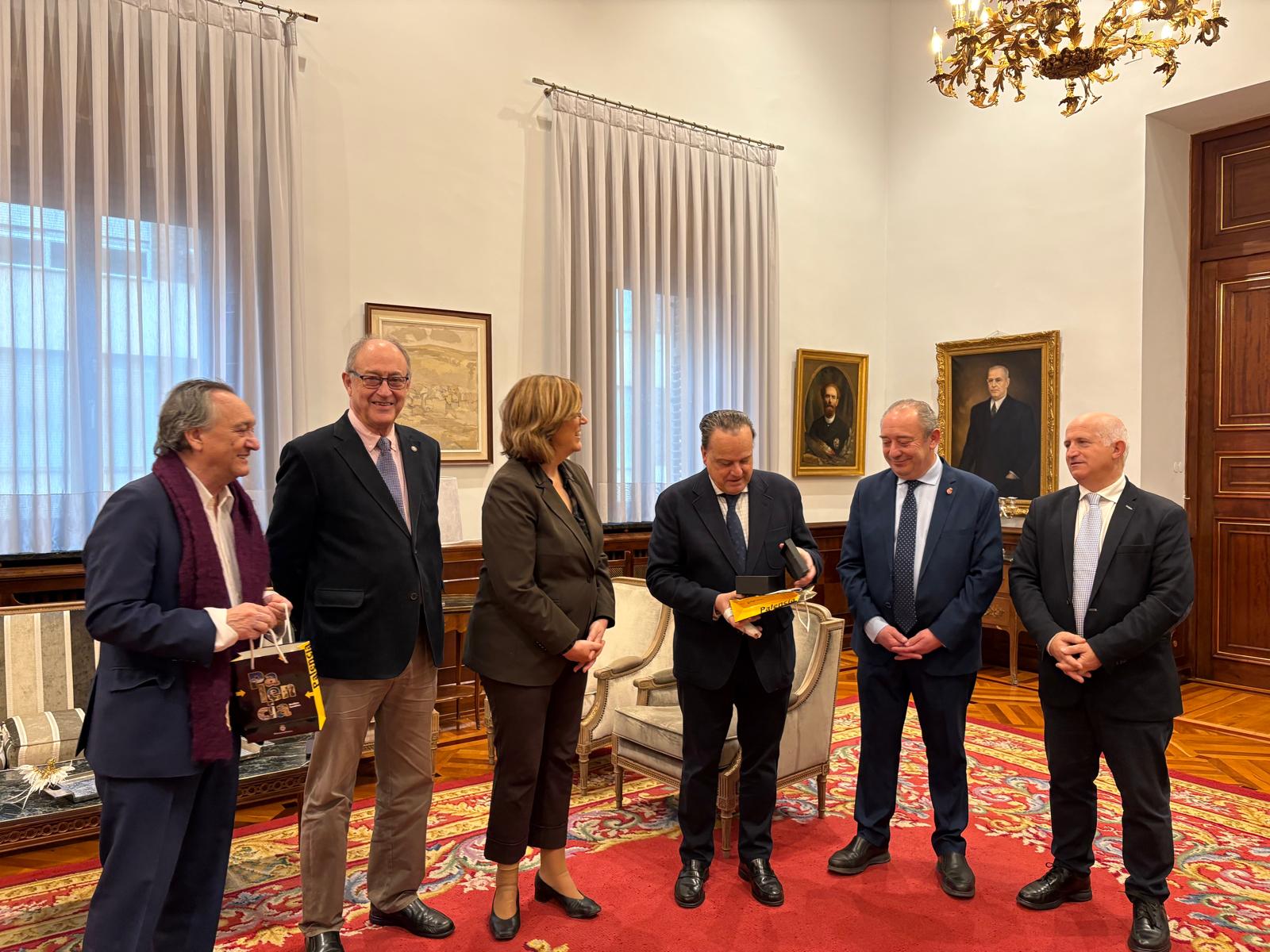 Reunión entre representantes del Consejo de Cuentas y de la Diputación de Palencia