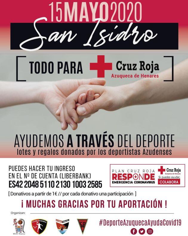 Cartel Oficial Rifa Solidaria San Isidro