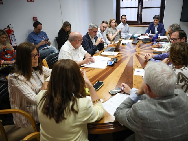 Imagen de la Comisión de Hacienda previa al pleno municipal de abril de la ciudad de Toledo