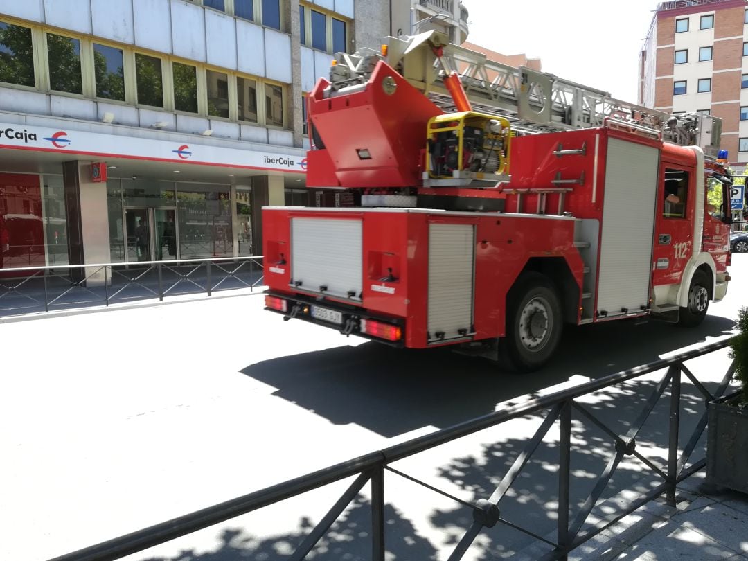 Imagen de archvo de uno de los vehículos del cuerpo de Bomberos de Aranda