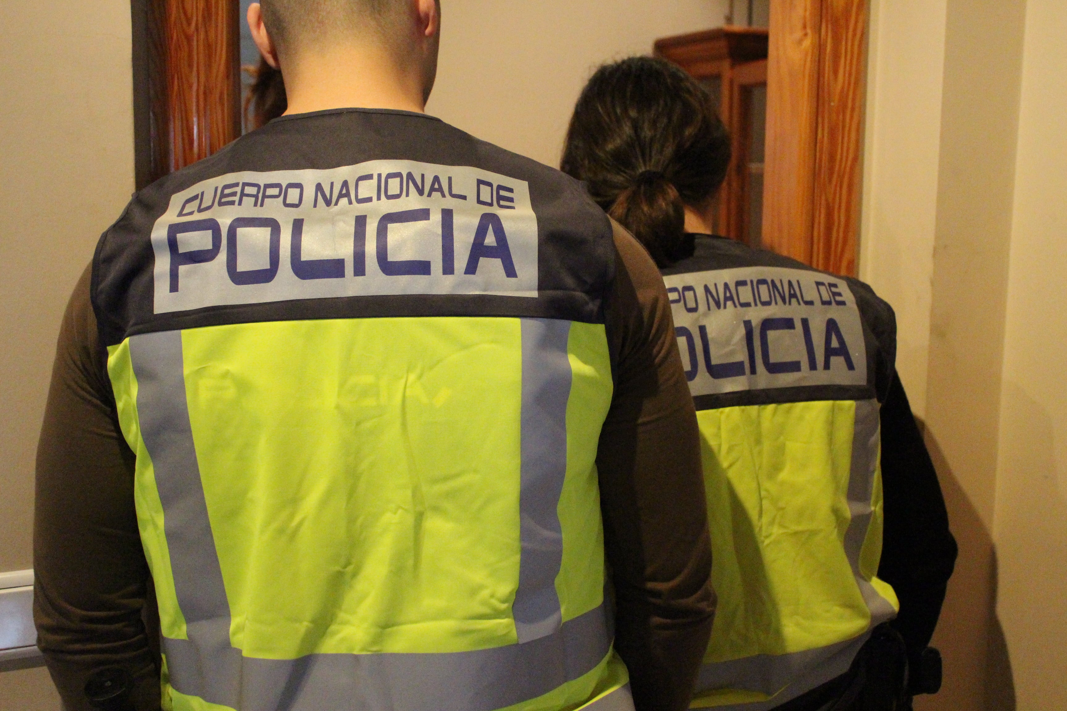 Agentes de la policía nacional, en una imagen de archivo.