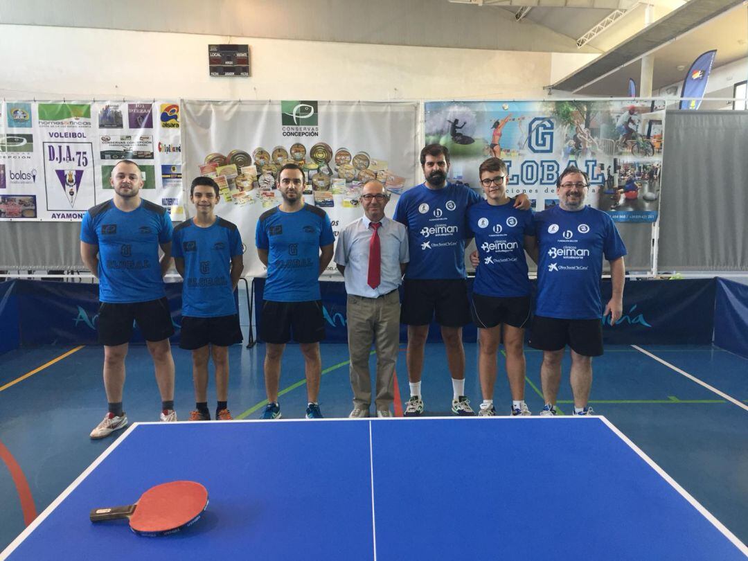 Imagen del equipo jerezano antes del partido en Huelva 