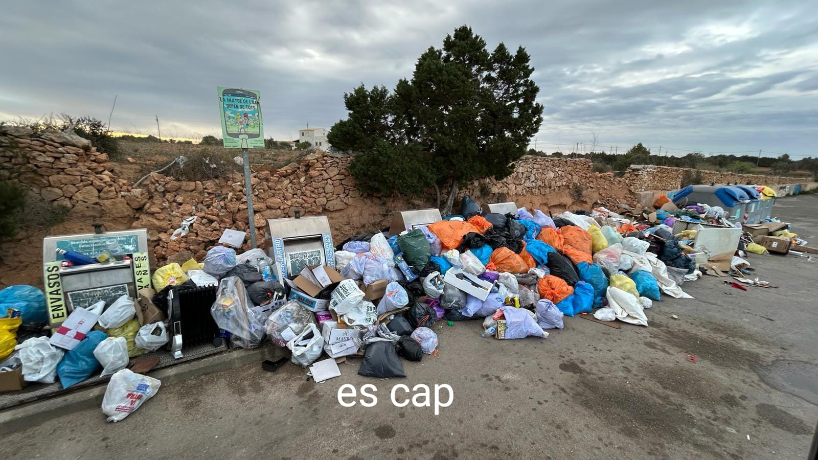 Imagen de la zona de es Cap