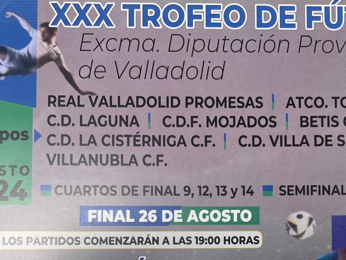 Presentación del Trofeo Diputación de Valladolid-edición XXX