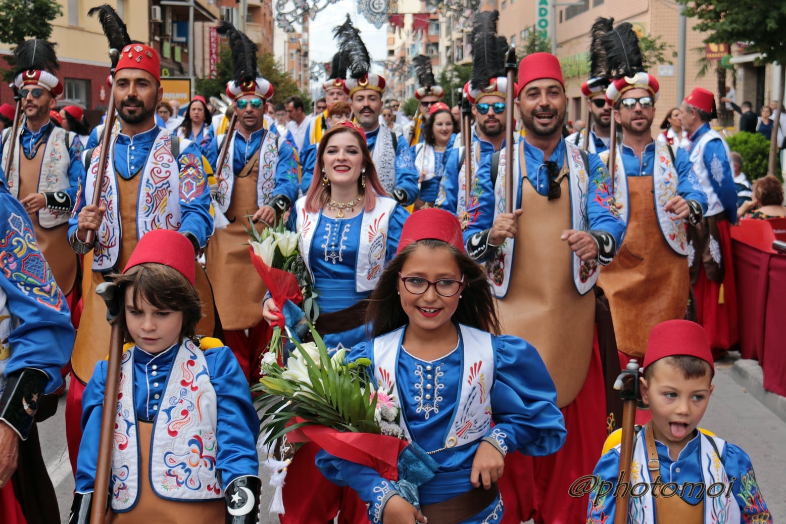 Moros Viejos en el desfile