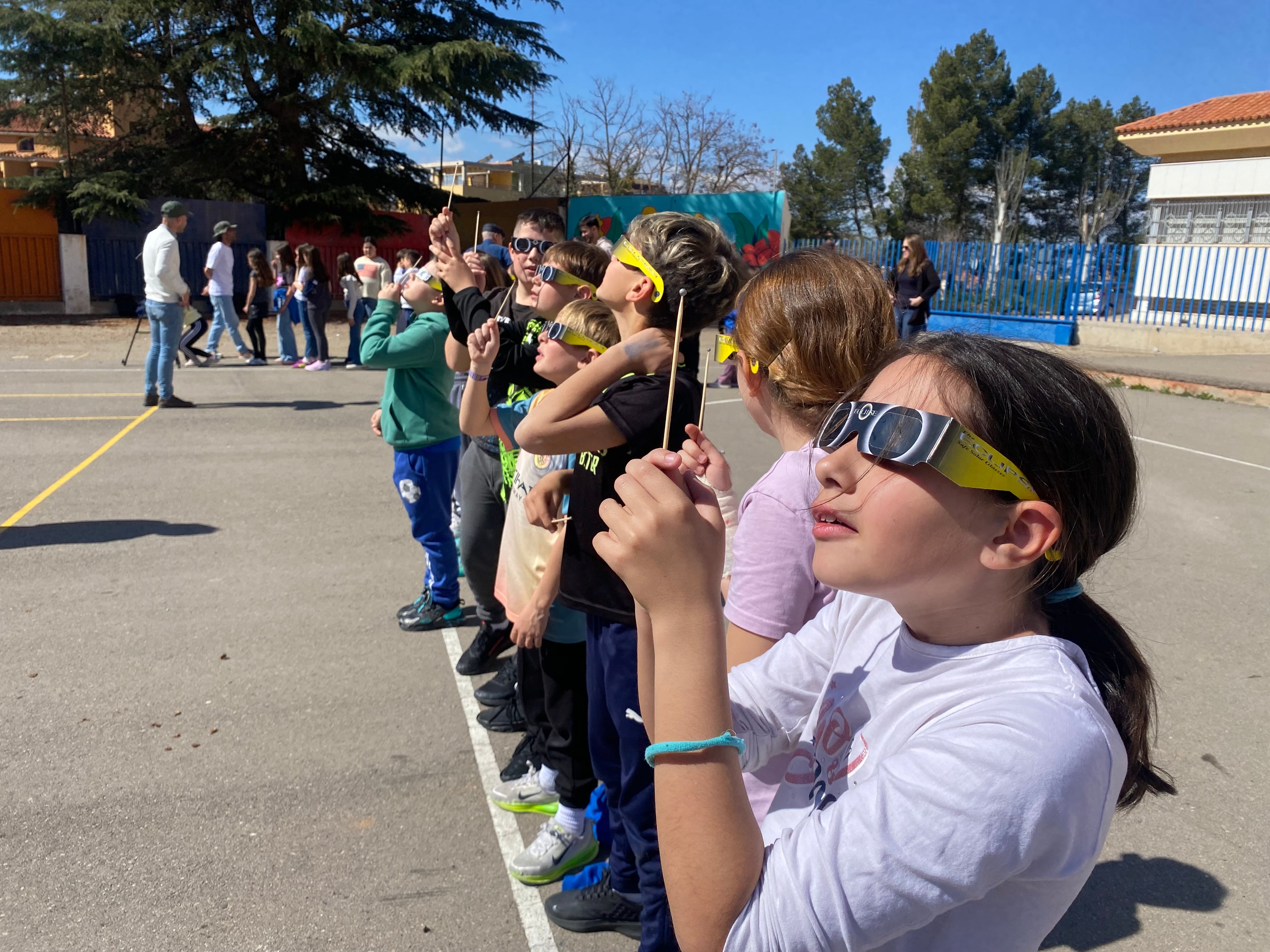 Imagen de uno de los talleres del CEFCA en los colegios de Teruel