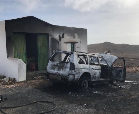 Actuación de Emerlán esta mañana en Costa Teguise