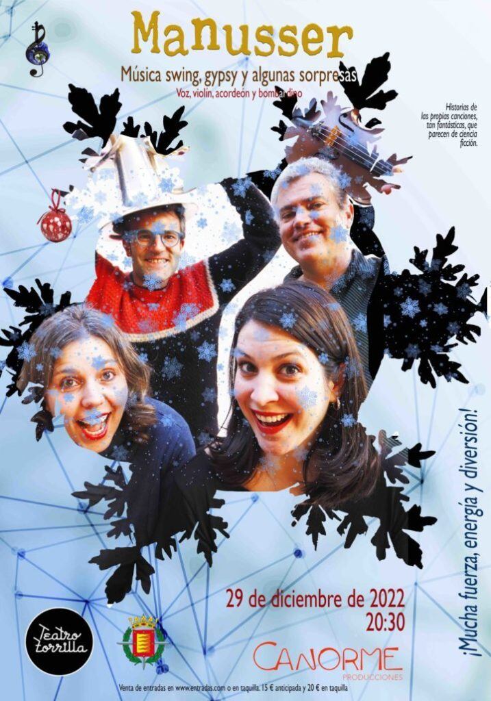 El cuarteto Manusser presenta una serie de temas dentro del swing y el gypsy que hará vibrar a todo el público.