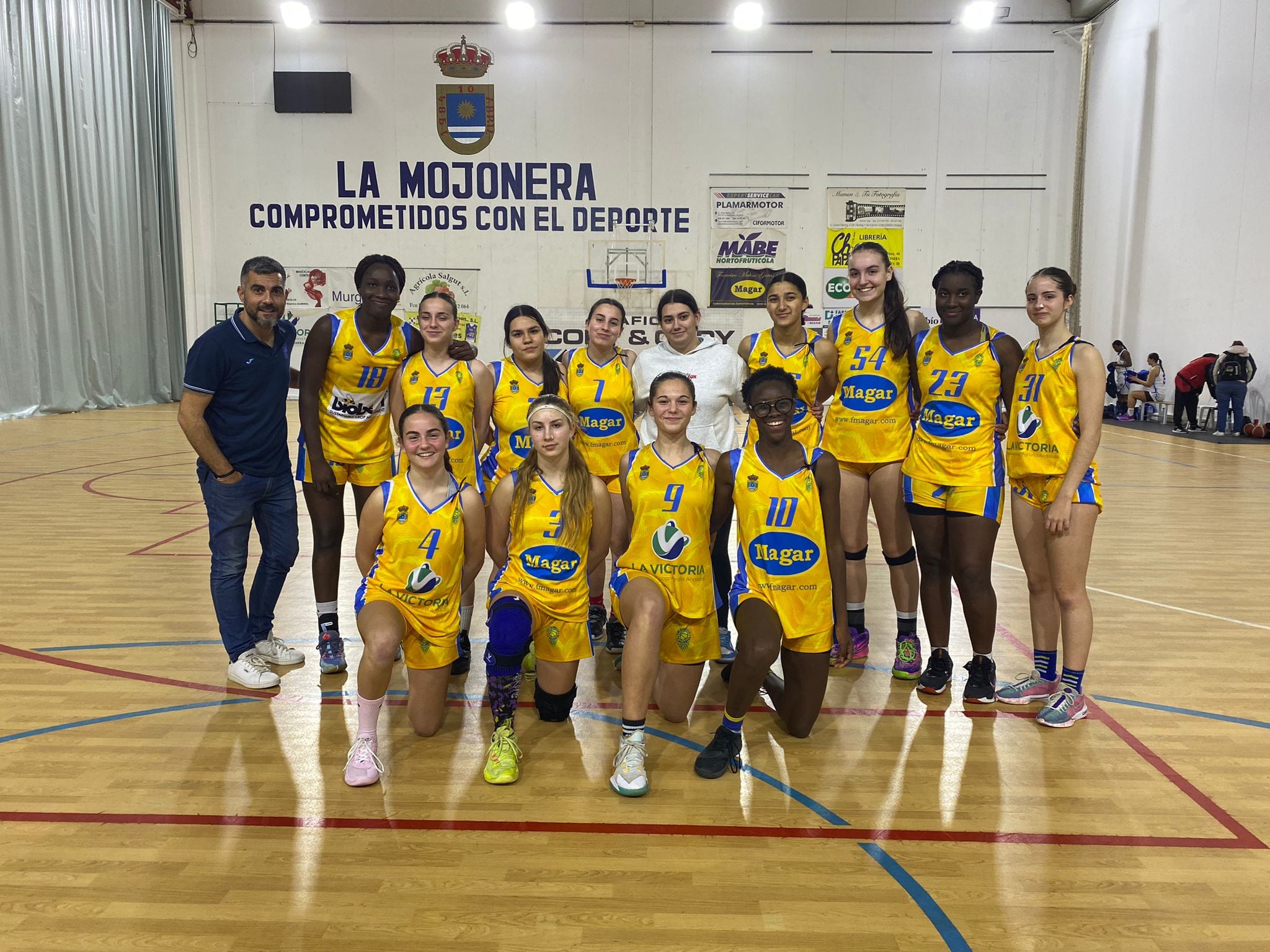 Magar CB La Mojonera, campeón de  la liga regular junior femenina de Almería.