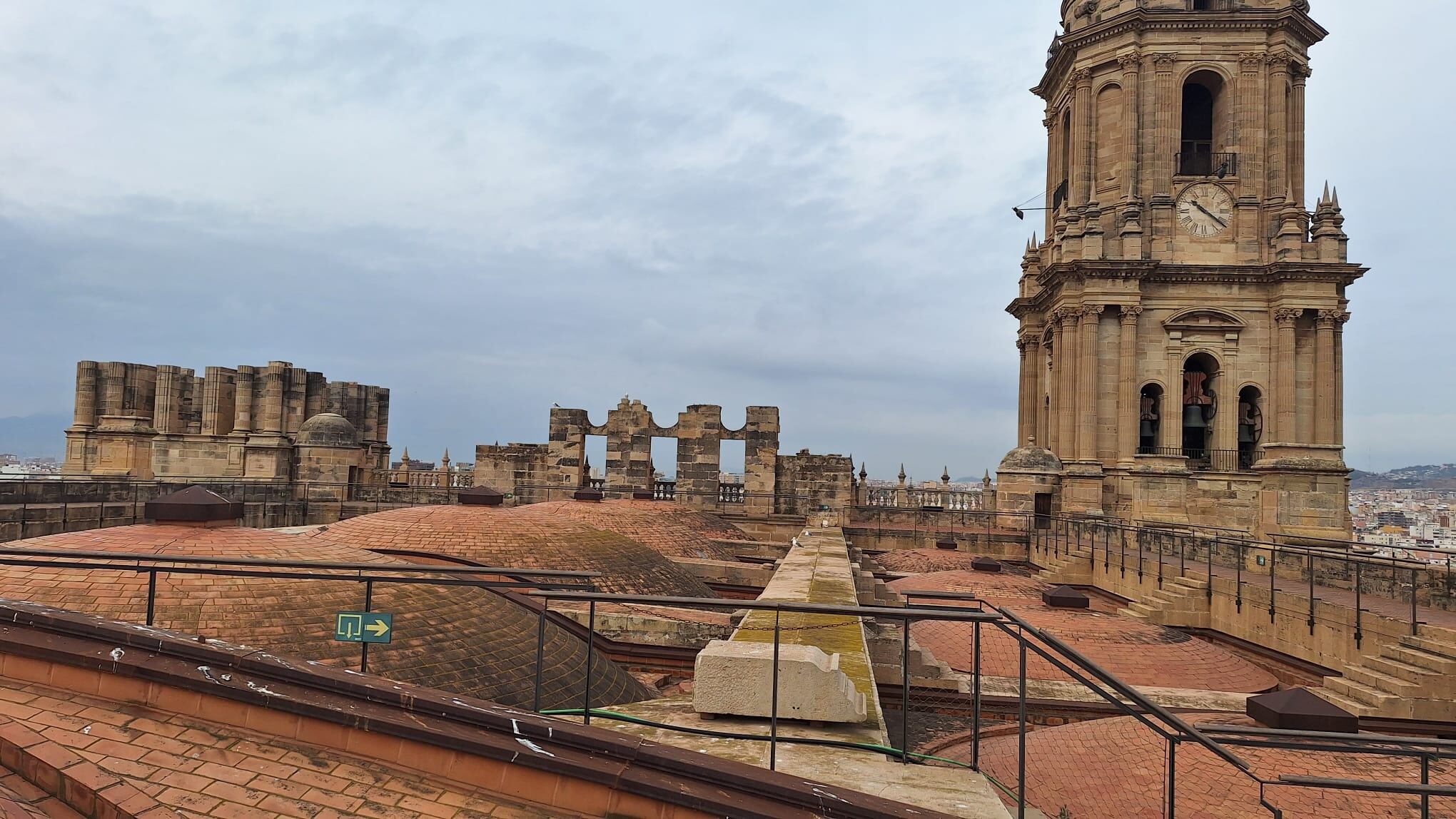 Cubierta de la Catedral de Málaga