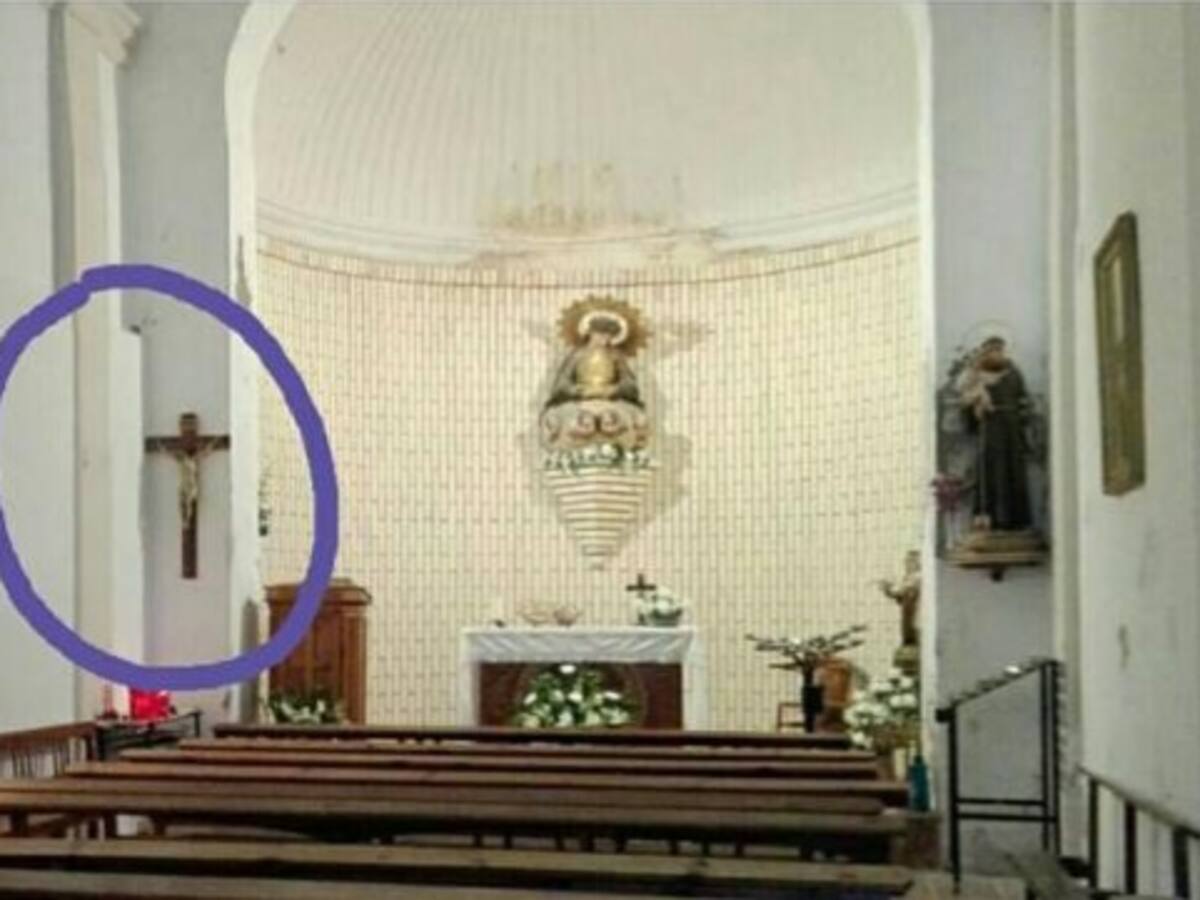 Desaparece el Cristo de la iglesia de la Esperanza de Barbastro